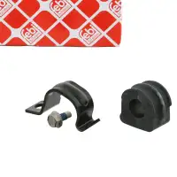 febi 27250 PROKIT Stabilisatorlager 17mm + Halterung f&uuml;r VW Golf 4 A3 8L Octavia 1 vorne