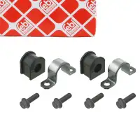 2x febi 27400 Stabilisatorlager + Halter f&uuml;r FORD Mondeo 1 2 Cougar Scorpio 2 vorne