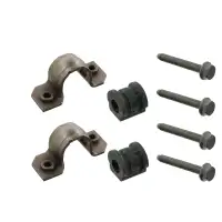 2x febi 37656 Stabilisatorlager 18mm + Halterung f&uuml;r VW Polo 9N SEAT Cordoba 3 0AQ vorne