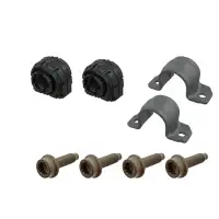 2x febi Stabilisatorlager 21mm + Halter f&uuml;r VW Golf 5 6 Passat B6 B7 Tiguan Touran hinten