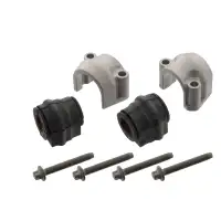 2x febi 46185 Stabilisatorlager 20mm + Halterung f&uuml;r MERCEDES C-Klasse W203 S203 vorne