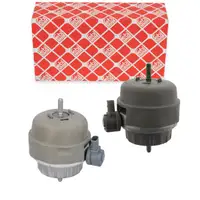 2x febi Motorlager Hydrolager f&uuml;r AUDI A6 4F C6 3.0 TDI 3.0 TDI quattro 163-240 PS