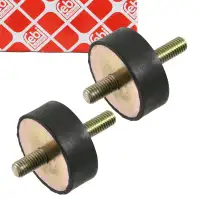 2x febi Lagerung Gummimetalllager K&uuml;hler f&uuml;r AUDI A6 C4 / Avant 100 C4 4A0121273A