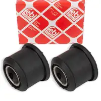 2x febi 08002 Querlenkerlager f&uuml;r MERCEDES S-Klasse W126 C126 Vorderachse vorne 1263335414