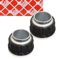 2x febi Querlenkerlager Lager Buche f&uuml;r IVECO Daily 2 3 Vorderachse oben 93810239