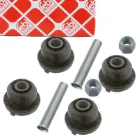 2x febi Querlenkerlager Montagesatz St&uuml;tzlager f&uuml;r MERCEDES W123 S123 Vorderachse unten