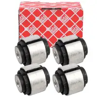 4x febi Querlenkerlager f&uuml;r BMW E81-88 E90-93 X1 E84 Hinterachse vorne unten 33326763092