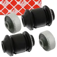 4x febi Querlenkerlager Lagerung f&uuml;r AUDI A1 8X A3 8L1 8N SEAT Ibiza 4 SKODA Fabia 2 vorne