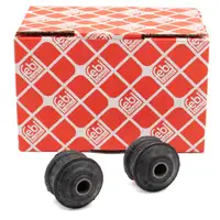 2x febi 15898 Achsk&ouml;rperlager Motortr&auml;gerlager f&uuml;r AUDI 80 Cabrio Coupe B4 hinten