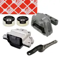 febi Motorlager Motorhalter Set f&uuml;r VW Passat B6 1.6 FSI 115 mit 6-Gang Automatikgetriebe