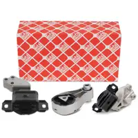 3x febi Motorlager Motorhalter f&uuml;r SMART ForTwo (451) 1.0 / Turbo / Brabus + electric