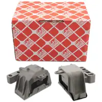 2x febi Motorlager f&uuml;r VW Golf 4 Bora Leon 1M Octavia 1 1.9 SDI/TDI mit Schaltgetriebe