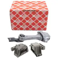 febi Motorlager Set f&uuml;r VW Golf 4 Bora SKODA Octavia 1 1.9 SDI/TDI mit Schaltgetriebe