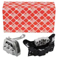 2x febi Motorlager f&uuml;r VW Golf 7 SEAT Ateca Leon 5F SKODA Octavia 3 1.6/2.0 TDI