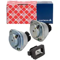 2x febi Motorlager + LEMF&Ouml;RDER Getriebelager f&uuml;r BMW E60 E61 525/530/535d E63 E64 635d M57