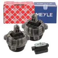 2x febi Motorlager + MEYLE Getriebelager f&uuml;r BMW 5er F10 F11 F07 535i 6er F12 F13 640i N55