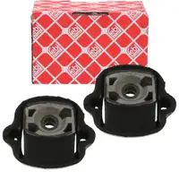 2x febi Motorlager f&uuml;r MERCEDES W123 S123 C123 250 280 220D 300D M110 M123 OM615 OM617