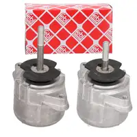 2x febi Motorlager Motorhalter Hydrolager f&uuml;r PORSCHE Panamera (970) 3.0 S 3.6 vorne