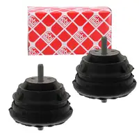 2x febi 04688 Motorlager Hydrolager f&uuml;r BMW 5er E34 530i 535i M5 7er E32 730i 735i