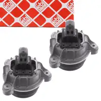 2x febi Motorlager Hydrolager f&uuml;r BMW 5er F10 F11 F07 520i 528i N20 163-245 links + rechts