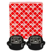 2x febi engine mounts for MERCEDES W123 200 (1984&ndash;1994) M115 with manual transmission (front)