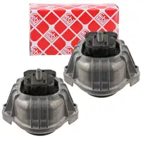 2x febi Motorlager Hydrolager f&uuml;r BMW X1 E84 xDrive20i xDrive28i 184/245 PS N20