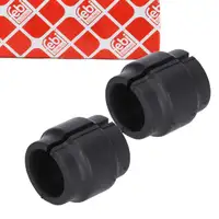 2x febi 15582 Stabilisatorlager Stabilager f&uuml;r IVECO Daily 2-6 vorne o. hinten