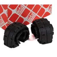 2x febi 23356 Anti-roll bar bushings for VW Golf 5, 6; Tiguan 5N; AUDI A3 8P; TT 8J (rear)