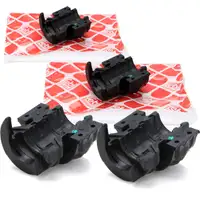 4x febi Stabilisatorlager f&uuml;r AUDI Q7 4L PORSCHE Cayenne 92A 9P VW Touareg 7L 7P hinten