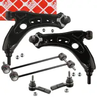 febi Reparatursatz Querlenker f&uuml;r VW Polo 9N Fox SEAT Ibiza 3 SKODA Fabia 1 2 vorne 8-tlg
