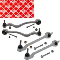 4x febi PROKIT Querlenker Lenker Radaufh&auml;ngung f&uuml;r BMW 5er 520-530i 520-530d Vorderachse