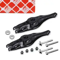 2x febi Querlenker Federaufnahme + Schrauben f&uuml;r VW Passat B8 Tiguan Superb 3 hinten unten