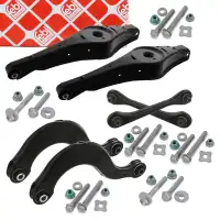 6x febi Querlenker + Schrauben für VW Golf 5 6 Passat B6 B7 Touran AUDI A3 8P hinten unten