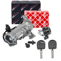 febi Lenkschloss + Z&uuml;ndschalter + AIC Schlie&szlig;zylinder f&uuml;r VW Golf 5 Jetta 3 Touran
