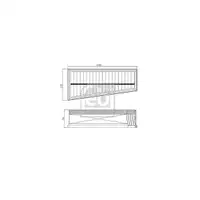 febi 172765 Luftfilter für MERCEDES W213 W463 V/C/X167 W222 C217 63AMG links 1770940000