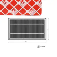 febi 179908 Motorluftfilter Luftfiltereinsatz f&uuml;r RENAULT ESPACE 5 2.0 BLue dCi