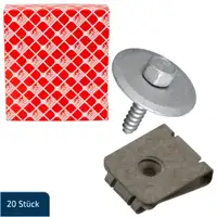 40tlg febi Montagesatz Unterbodenschutz Unterfahrschutz für MERCEDES-BENZ