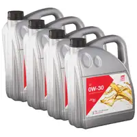 20L febi 172189 0W-30 Motor&ouml;l f&uuml;r Fiat 9.55535-DS1 Fiat 9.55535-GS1 PSA B71 2312