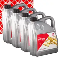 20L febi 172204 0W-30 Motor&ouml;l f&uuml;r ACEA C2 Ford WSS-M2C950-A STJLR.03.5007