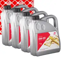 16L febi 108351 5W-20 Motor&ouml;l f&uuml;r Ford WSS-M2C948-B / M2C945-A Fiat 9.55535-CR1