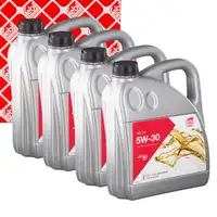 16L febi 108361 5W-30 Motor&ouml;l f&uuml;r MB 266.51/52 MB 229.31/51 RN0720 RN17 Fiat 9.55535-S4