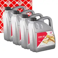 20L febi 104913 10W-30 Motor&ouml;l f&uuml;r ACEA A3/B4 SPI SN/CF MB 229.3 VW 502.00 VW 505.00