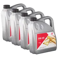 20L febi 32938 5W-40 Motor&ouml;l f&uuml;r BMW LL-01 MB 226.5/229.3 B712296 RN0710 VW 502/505.00