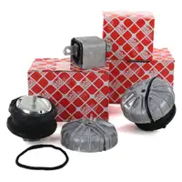 2x febi Motorlager + Getriebelager für MERCEDES Viano Vito / Mixto W639 mit Luftfederung