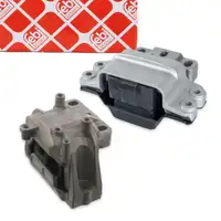 2x febi Motorlager f&uuml;r VW Passat B6 B7 SKODA Superb 2 1.6/2.0 TDI mit Schaltgetriebe
