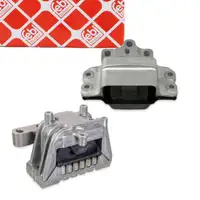 2x febi Motorlager f&uuml;r VW Passat B6 2.0 TDI 16V 140 PS CBAB mit Automatikgetriebe