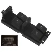 FEBI Multifunktionsschalter VW Golf 4 Passat B5 B5.5 Bora 1 SEAT Leon Toledo 2 vorne links