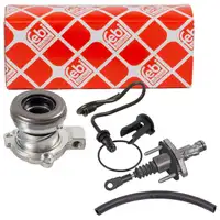 2x febi Nehmerzylinder + Geberzylinder Kupplung OPEL Zafira A 1.6/1.8 16V für F13/F17