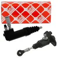 2x febi Nehmerzylinder + Geberzylinder Kupplung f&uuml;r VW Passat B5 B5.5 A4 B5 A6 C5 Superb 1