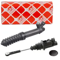 2x febi Nehmerzylinder + Geberzylinder Kupplung f&uuml;r AUDI A4 B8 A5 A6 C7 Q5 8RB bis 01.2013